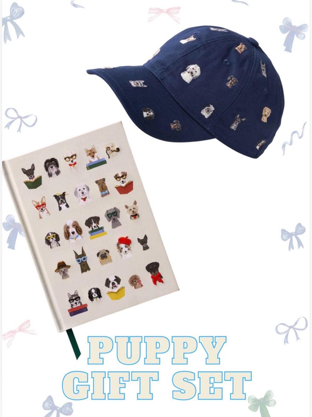 Navy Blue Puppy Gift Set 🐶💙